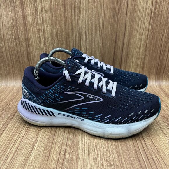 Brooks Women's Glycerin 20 Neutral Running Sneaker Blue Purple Size 10 B - Picture 1 of 8